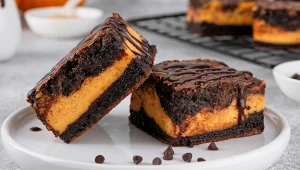 Brownie dyniowe to ciasto, które najlepiej smakuje jesienią
