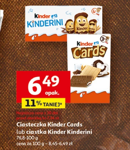 Ciasteczka Kinder