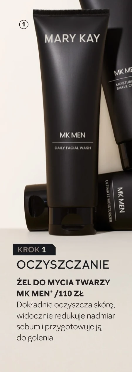 Żel do mycia twarzy MK Men