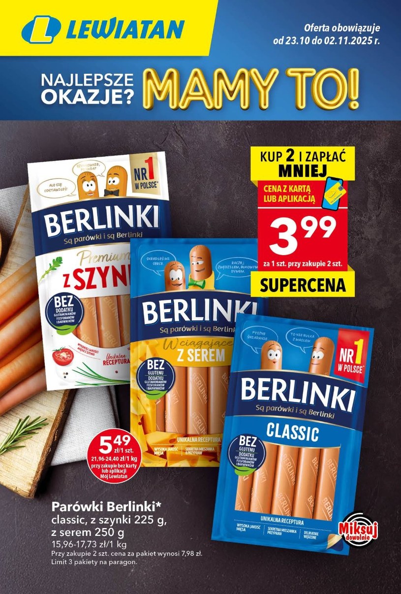 Gazetka promocyjna Lewiatan - ważna od 23. 10. 2025 do 02. 11. 2025