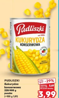 Kukurydza konserwowa Pudliszki