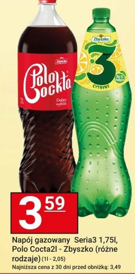 Napój gazowany Zbyszko