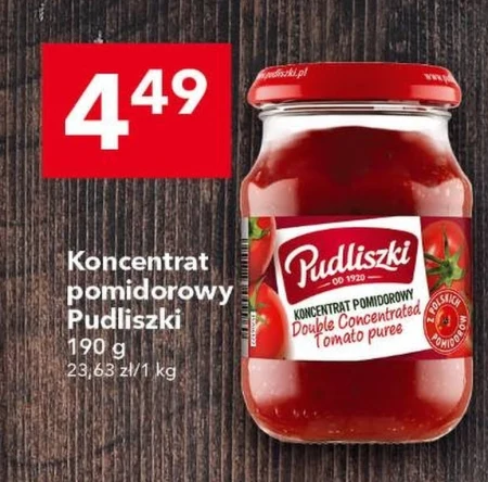 Koncentrat pomidorowy Pudliszki