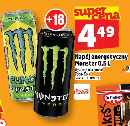 Napój energetyczny Monster