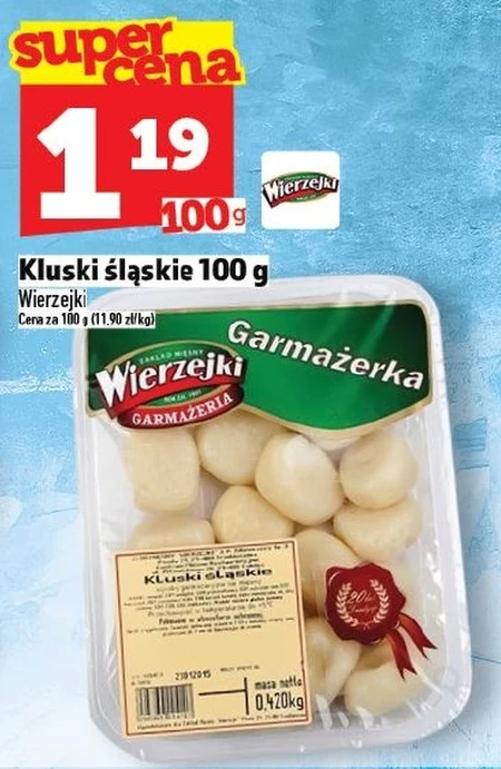 Kluski śląskie Wierzejki