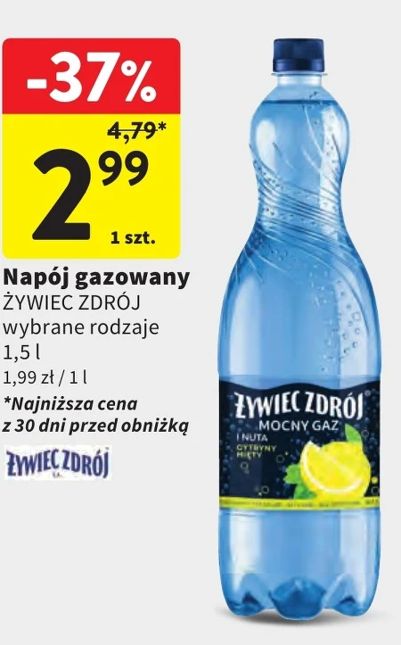 Газований напій Żywiec zdrój