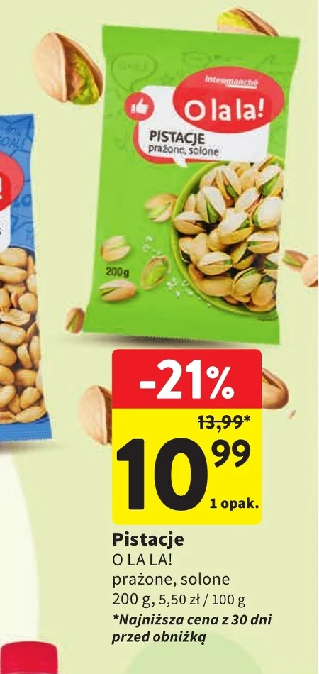 Pistacje prażone O La La!