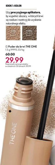 Puder do brwi The One