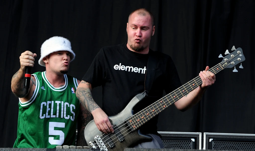 Fred Durst i zmarły niedawno Sam Rivers z Limp Bizkit
