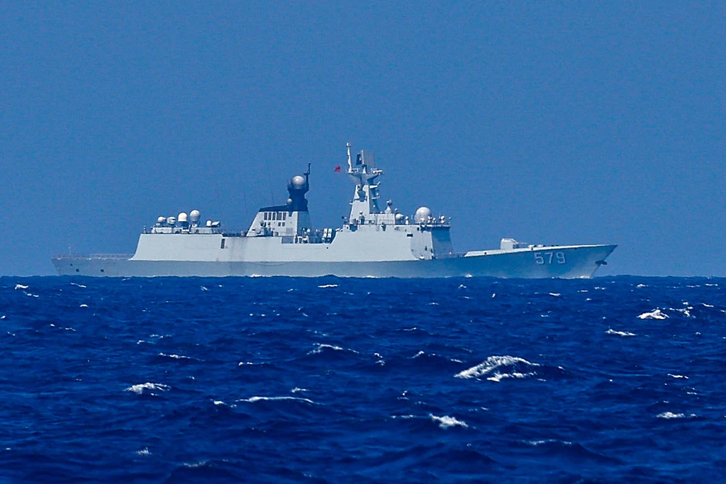 Chiński okręt wojenny Jiangkai 579 (zdj. ilustracyjne) Chiński okręt wojenny Jiangkai 579 (zdj. ilustracyjne)