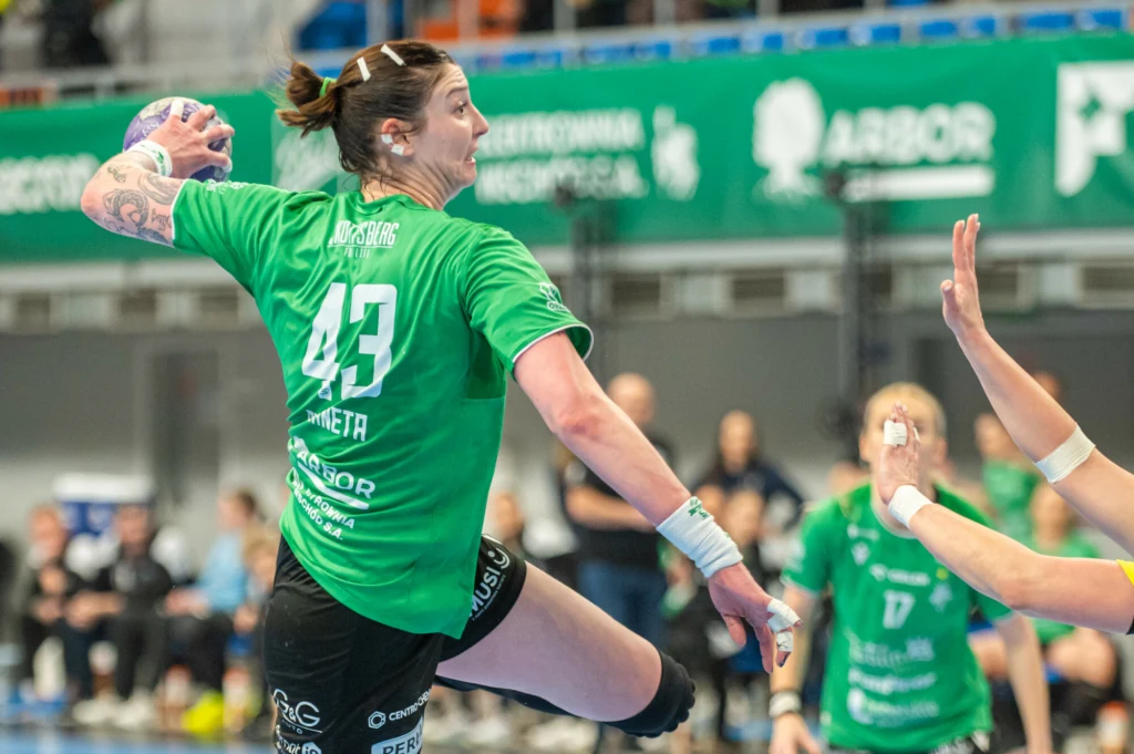 Kadr z meczu KPR Gminy Kobierzyce