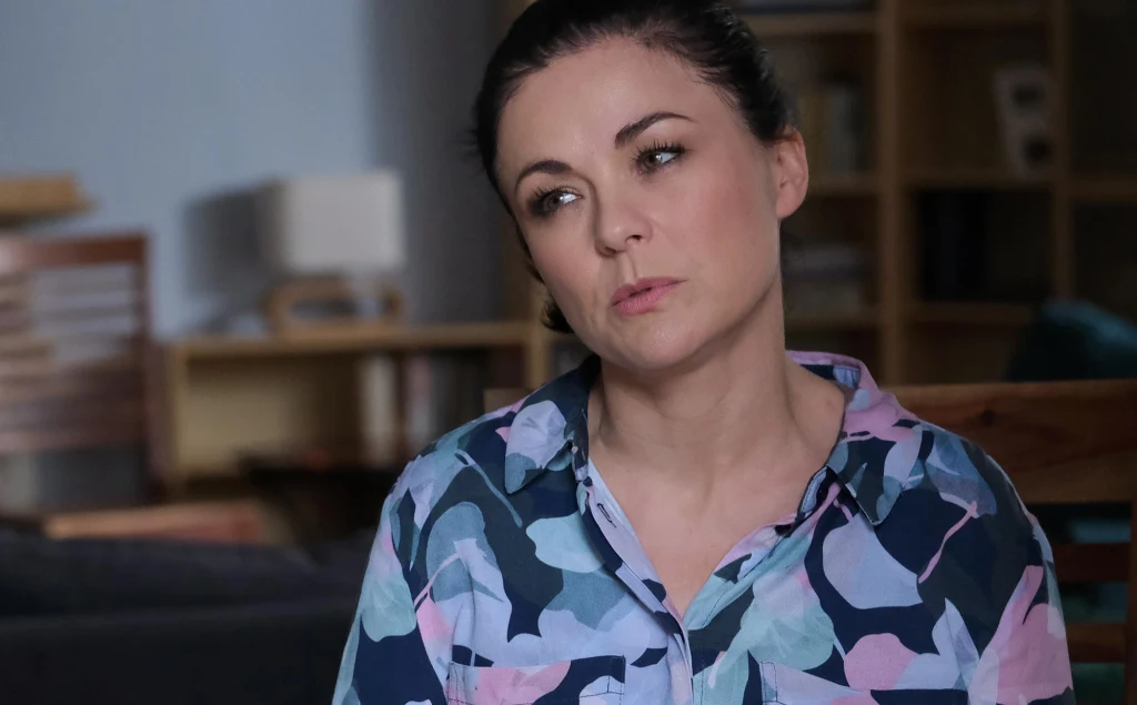 Katarzyna Cichopek na planie "M jak miłość".