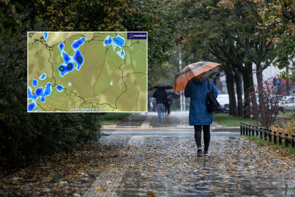Środa będzie pochmurnym i deszczowym dniem, szczególnie na zachodzie kraju - prognozuje IMGW