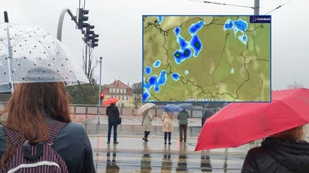 Z zachodu do Polski napłynie cieplejsze powietrze, jednak tam zrobi się jednocześnie bardziej pochmurnie i deszczowo