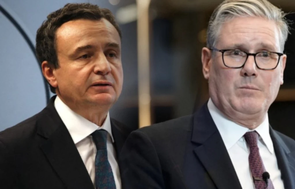 Premier Kosowa Albin Kurti i Wielkiej Brytanii Keir Starmer Premier Kosowa Albin Kurti i Wielkiej Brytanii Keir Starmer