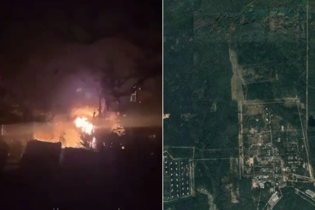 Ukraiński atak na zakłady chemiczne w Briańsku