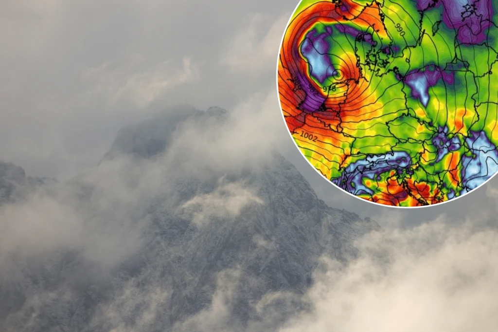 Wysoko w górach będzie wiało coraz mocniej. Jeszcze przed weekendem na szczytach Tatr wiatr może osiągać nawet 140 km/h