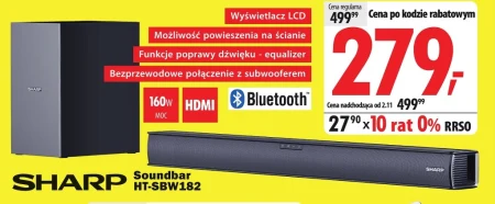 Głośnik soundbar Sharp