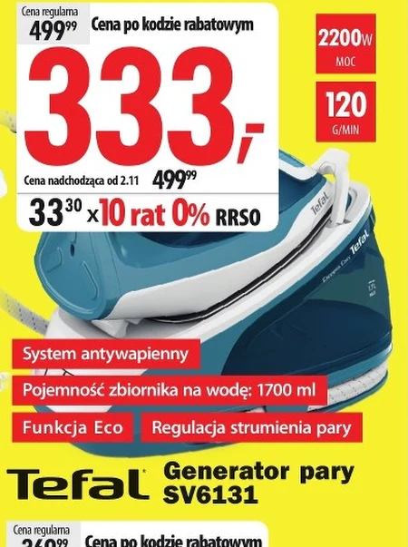 Generator pary Tefal