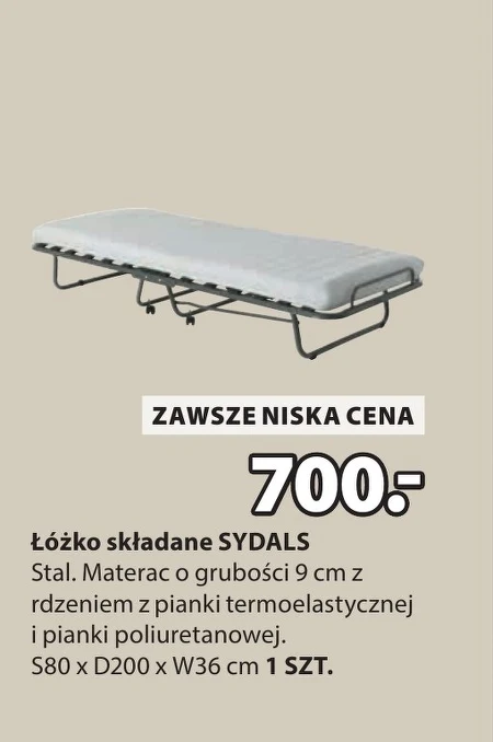 Łóżko składane