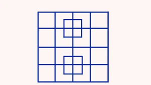 Myli wzrok największych bystrzaków. Policzysz, ile kwadratów jest na obrazku? 