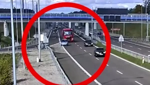 Zatrzymał się na S19, bo przegapił zjazd. Życie zawdzięcza kierowcy cysterny