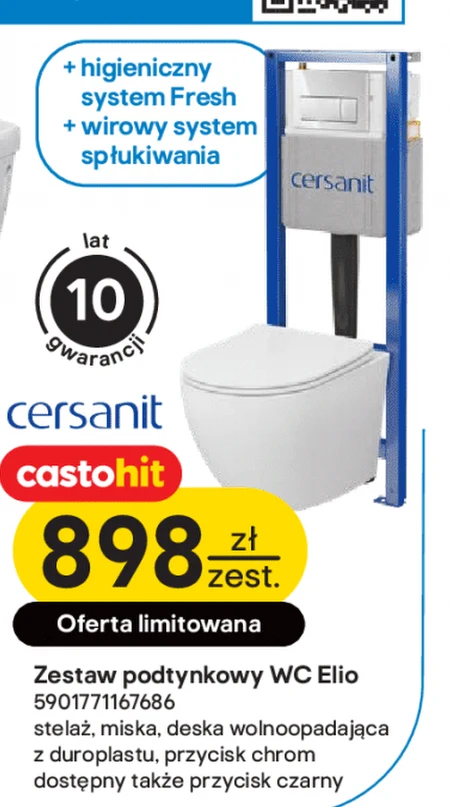 Zestaw podtynkowy Cersanit