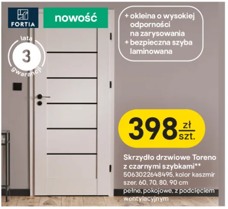 Skrzydło drzwiowe Fortia
