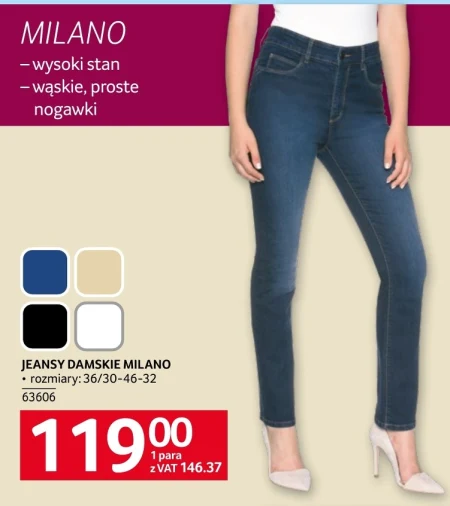 Jeansy damskie Milano