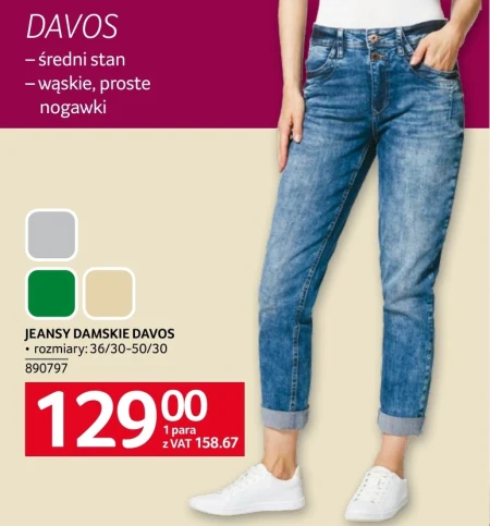 Jeansy damskie Davos