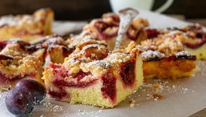 Prosty śliwkowiec to ciasto, które ma się ochotę jeść bez względu na okazję