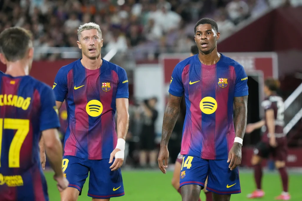 Robert Lewandowski i Marcus Rashford 