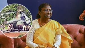 Incydent z udziałem śmigłowca prezydent Indii. Ugrzązł na lądowisku