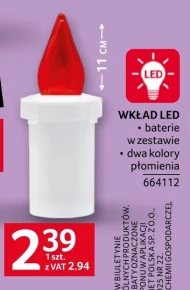 Wkład led do zniczy