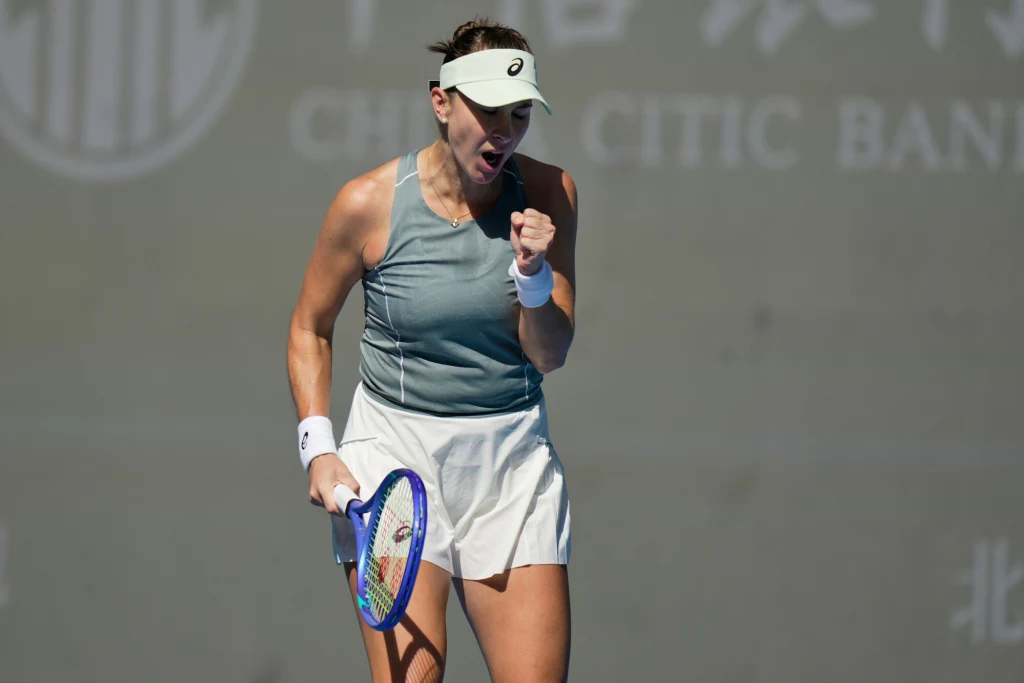 Belinda Bencic podczas turnieju w Pekinie Belinda Bencic podczas turnieju w Pekinie