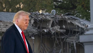 Donald Trump skomentował wyburzenie wschodniego skrzydła Białego Domu