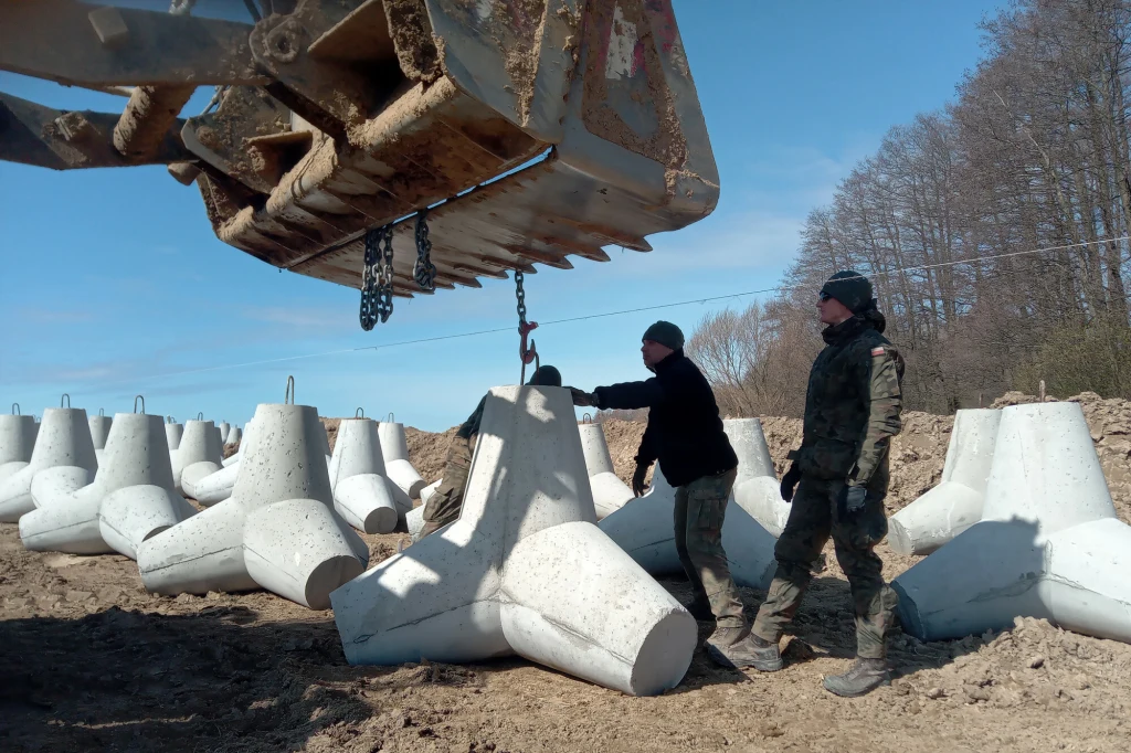 Budowa Tarczy Wschód w okolicach Braniewa Budowa Tarczy Wschód w okolicach Braniewa