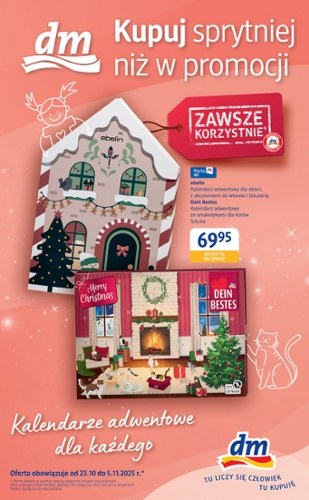 Gazetka promocyjna Drogerie dm, ważna od 23.10.2025 do 05.11.2025.