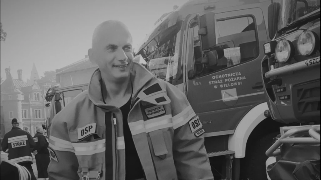 Nie żyje strażak Ochotniczej Straży Pożarnej Krzysztof Marciniszyn Nie żyje strażak Ochotniczej Straży Pożarnej Krzysztof Marciniszyn