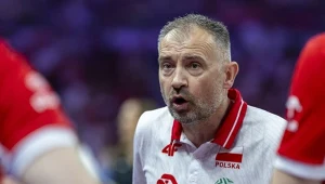 Nikola Grbić podczas rozmowy ze swoimi siatkarzami