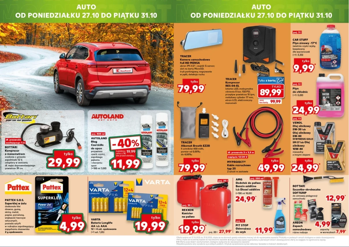 Jesienna oferta Kauflanda dla kierowców