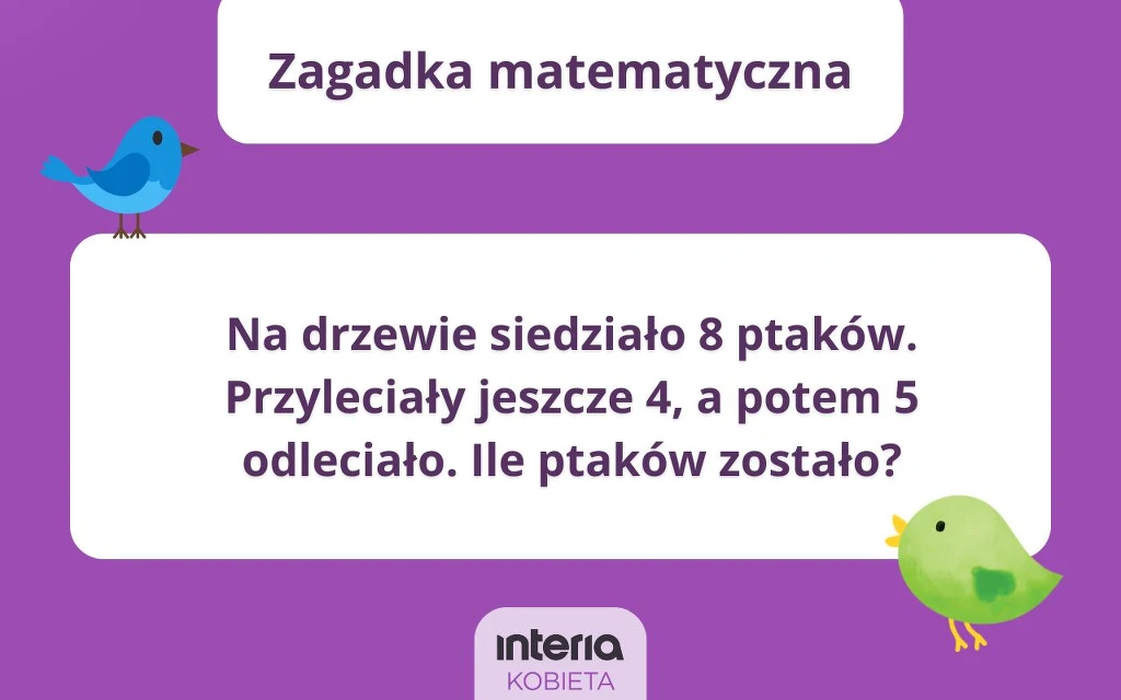 Ćwiczenie matematyczne na poziomie podstawówki. Dorosłym sprawia kłopot Ćwiczenie matematyczne na poziomie podstawówki. Dorosłym sprawia kłopot