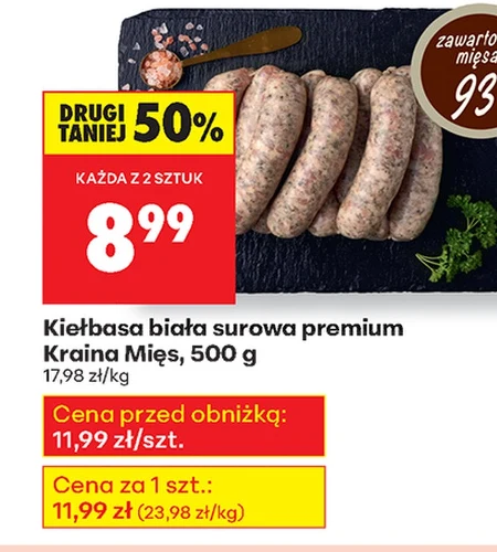 Kiełbasa biała Kraina Mięs