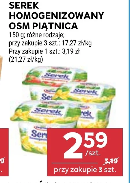 Serek homogenizowany Piątnica