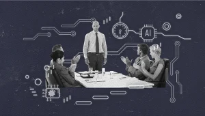 Amerykanie mają nieco inne podejście do pracy niż Europejczycy. Grafika: Aleksandra Włodarczyk