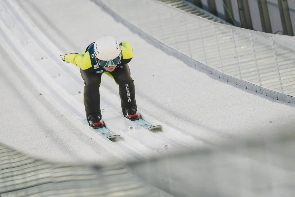 Anna Twardosz na skoczni zimowych igrzysk olimpijskich 2026 w Predazzo