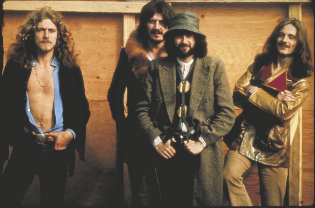 Robert Plant, John Bonham, Jimmy Page, John Paul Jones z Led Zeppelin
