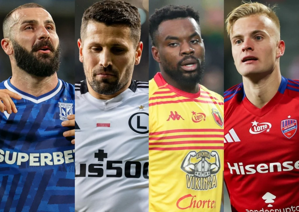 Mikael Ishak, Paweł Wszołek, Afimico Pululu i Jonatan Braut Brunes Mikael Ishak, Paweł Wszołek, Afimico Pululu i Jonatan Braut Brunes