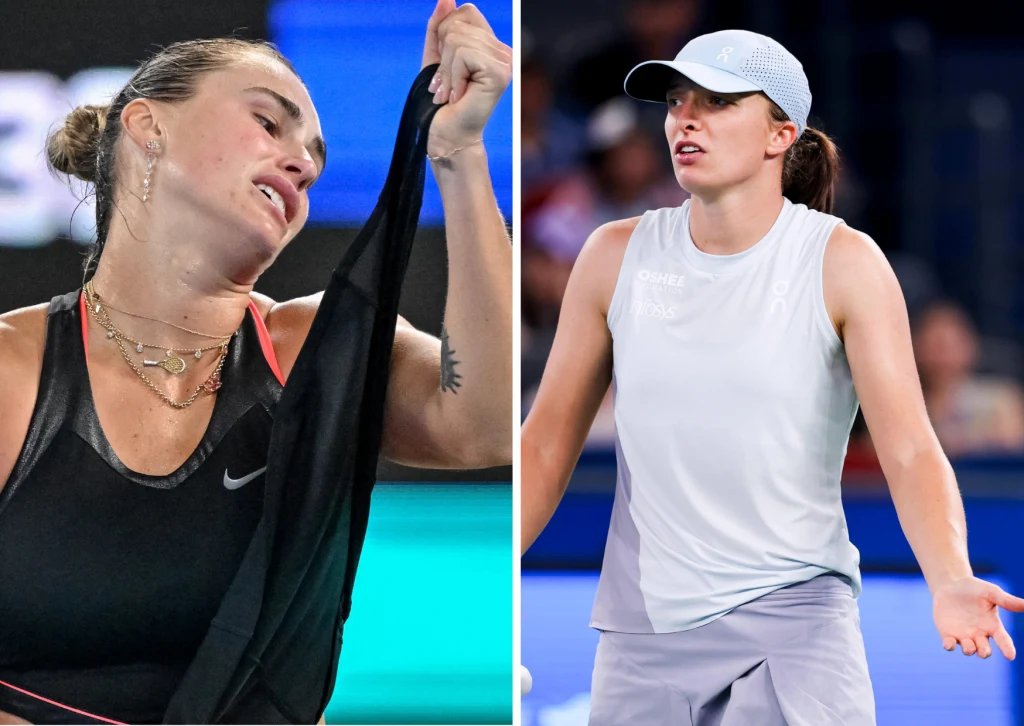 Aryna Sabalenka i Iga Świątek Aryna Sabalenka i Iga Świątek