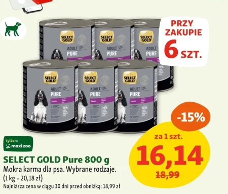 Karma dla psa Select Gold